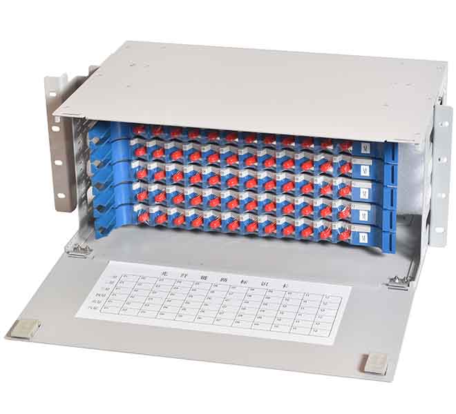 熔配型光纤配线箱（60芯 4U） 