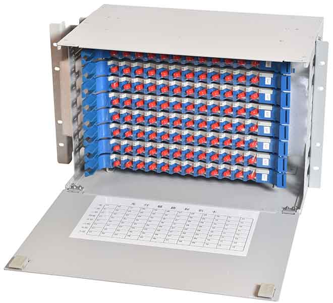 熔配型光纤配线箱（96芯 6U） 