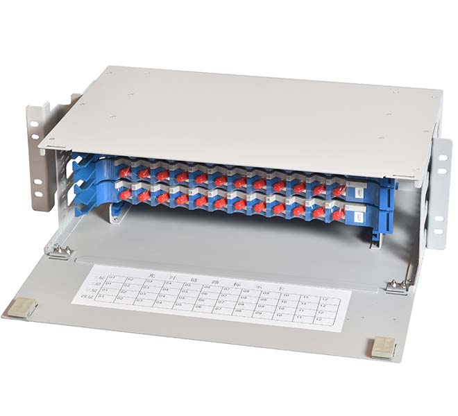 熔配型光纤配线箱48芯 3U 